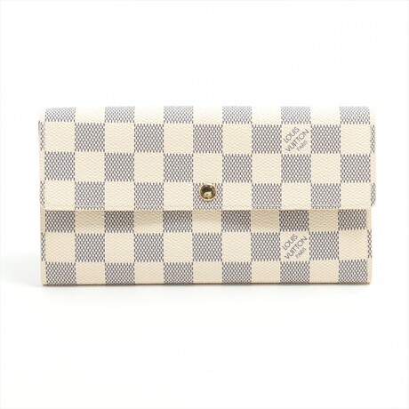 Louis Vuitton Damier Azur Portefeuille Sara N61735 CA4008