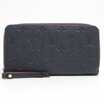 Louis Vuitton Monogram Empreinte Zippy Wallet M62121 Marine Rouge Round-Zip-Wallet