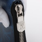 Louis Vuitton Taiga Llama Zippy Wallet Vertical M30447 Cobalt Round-Zip-Wallet