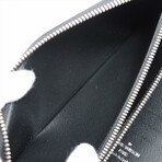 Louis Vuitton Monogram Macassar Zippy Wallet Vertical M60109 CA1129 Black + Brown Round-Zip-Wallet