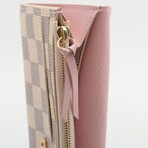 Louis Vuitton Damier Azur Emily N41625 TA3189 Rose Ballerine Wallet
