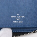 Louis Vuitton Taiga Llama Zippy Wallet Vertical M30447 Cobalt Round-Zip-Wallet