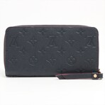 Louis Vuitton Monogram Empreinte Zippy Wallet M62121 Marine Rouge Round-Zip-Wallet