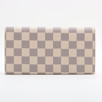 Louis Vuitton Damier Azur Emily N41625 TA3189 Rose Ballerine Wallet