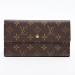 Louis Vuitton Monogram Porte Tresor International M61215 TH0072 Brown Long Wallet