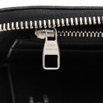 Louis Vuitton Damier Graphite Zippy Wallet Vertical N63095 CA1176 Black Round-Zip-Wallet