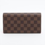 Louis Vuitton Damier Vivienne Portofeuille Sala NM N63551 Brown + Pink Long Wallet