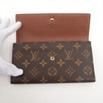 Louis Vuitton Monogram Porte Tresor International M61217 TH4069 Brown Wallet