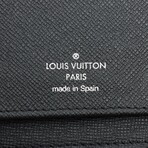 Louis Vuitton Damier Graphite Zippy Wallet Vertical N63095 CA1176 Black Round-Zip-Wallet