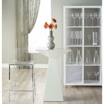 Chloe Counter Stool // Clear Acrylic + Chrome Legs // Set of 2