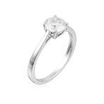18k White Gold Solitaire Impérial 1 Diamond Ring (Ring Size: 4.5)