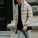 Puffer Jacket // Creamy (L)