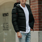 Puffer Jacket // Black (L)