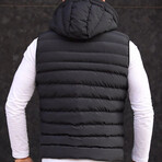 Lightweight Puffer Vest // Black (2XL)