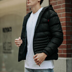 Puffer Jacket // Black (M)