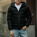 Puffer Jacket // Black (M)