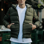 Puffer Jacket // Khaki (L)