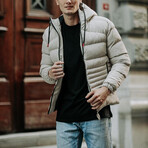 Puffer Jacket // Creamy (M)