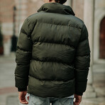 Puffer Down Jacket // Khaki (M)