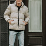 Puffer Down Jacket // Creamy (XS)