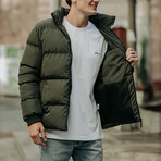 Puffer Down Jacket // Khaki (L)