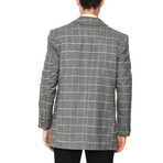 Checkered Mackintosh Coat // Gray (L)