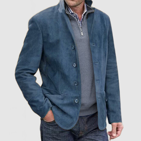 Button Jacket // Blue (L)