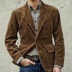 Corduroy Blazer // Brown (XS)