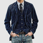 Corduroy Blazer // Blue (M)