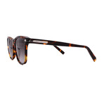 Ferragamo Mens SF992S 219 Square Sunglasses // Havana + Gray Gradient
