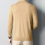 Long Sleeve Polo Shirt // Yellow Mustard (XS)
