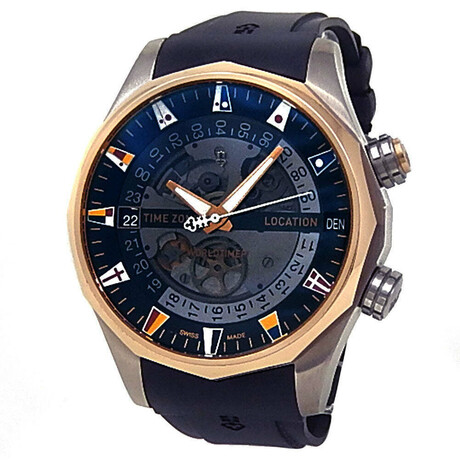 Corum Admiral's Cup Legend 47 Worldtimer Automatic // A637/02743 // Pre-Owned