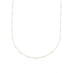 18K Yellow Gold Diamonds by The Yard Necklace // 20" // New