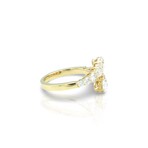 18K Yellow Gold Diamond Ring // Ring Size: 6.5 // New