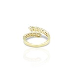 18K Yellow Gold Diamond Ring // Ring Size: 6.5 // New