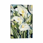 Cubist Lilies By Catherine Abel (26"H x 18"W x 1.5"D)