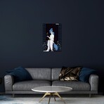 'La Roseraie', Fashion Design For An Evening Dress By The House Of Worth (Colour Litho) By George Barbier (26"H x 18"W x 1.5"D)