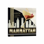 The Original Manhattan By Conrad Knutsen (12"H x 12"W x 1.5"D)