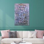 Composition 6, 1914 By Piet Mondrian (26"H x 18"W x 1.5"D)