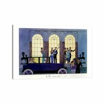 Farewell, Engraved By Henri Reidel, 1920 (Litho) By George Barbier (18"H x 26"W x 1.5"D)