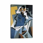 Figure Of A Woman, 1917 (Oil On Canvas) By Juan Gris (26"H x 18"W x 1.5"D)