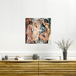 Les Demoiselles d'Avignon by Pablo Picasso (12"H x 12"W x 1.5"D)