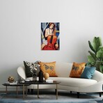 Woman With Cello By Catherine Abel (26"H x 18"W x 1.5"D)