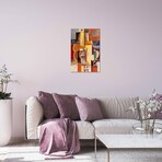 Violin And Guitar By Pablo Picasso (26"H x 18"W x 1.5"D)