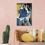 Figure Of A Woman, 1917 (Oil On Canvas) By Juan Gris (26"H x 18"W x 1.5"D)