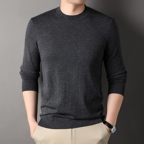 Crewneck Pullover // Style 1 // Dark Gray (XS)