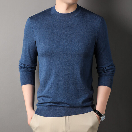 Crewneck Pullover // Style 1 // Blue (XS)