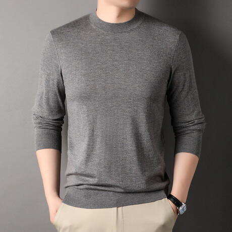 Crewneck Pullover // Style 1 // Gray (L)