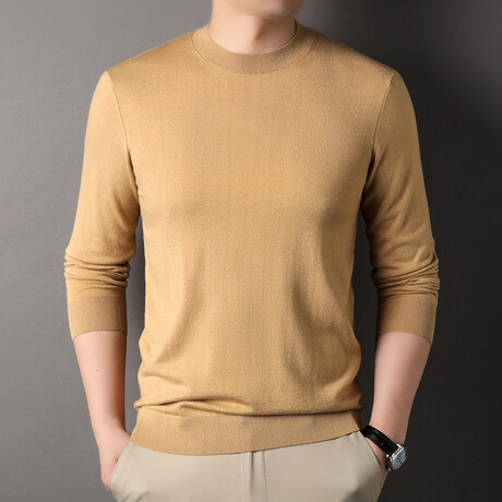 Crewneck Pullover // Style 1 // Yellow (XS)