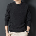 Crewneck Pullover // Style 2 // Dark Gray (S)